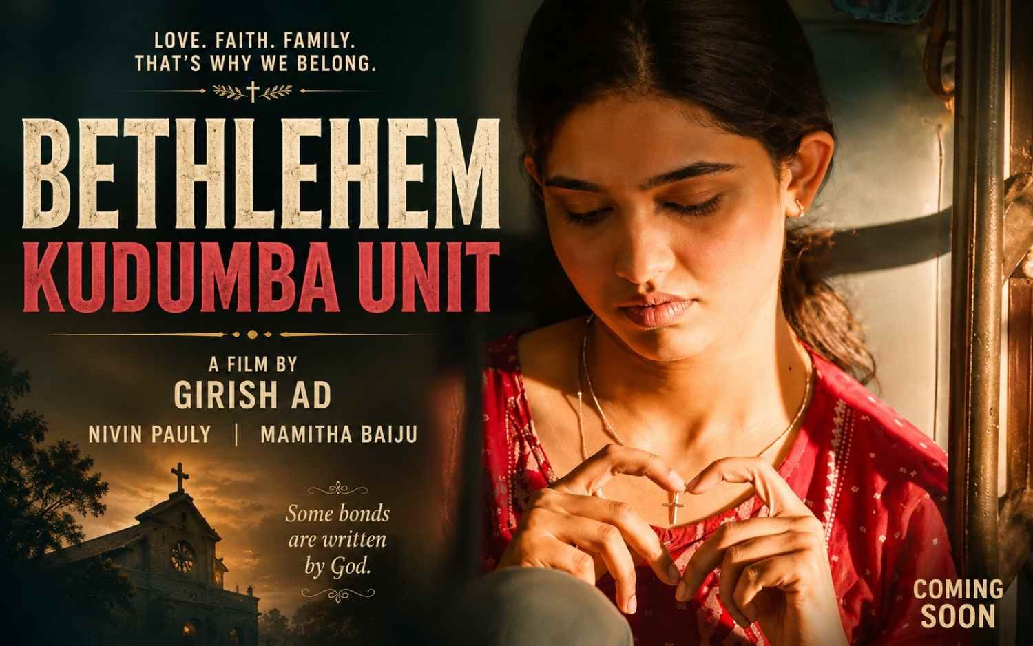 Bethlehem Kudumba Unit (Movie) Girish AD | Nivin Pauly | Mamitha Baiju 
