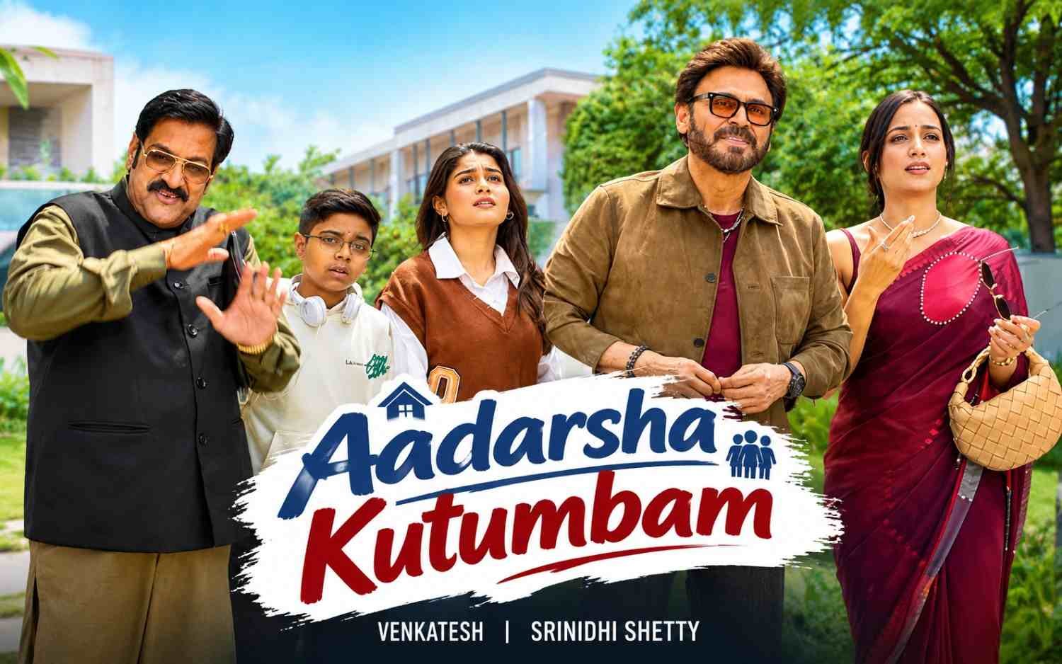 Aadarsha Kutumbam – Telugu | Venkatesh | Srinidhi Shetty